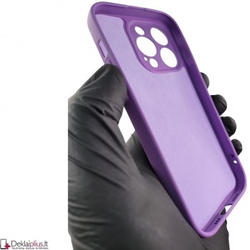 Švelnus silikoninis dėklas - violetinis (Apple Iphone 14 Pro) Švelnus silikoninis dėklas - violetinis (Apple Iphone 14 Pro)